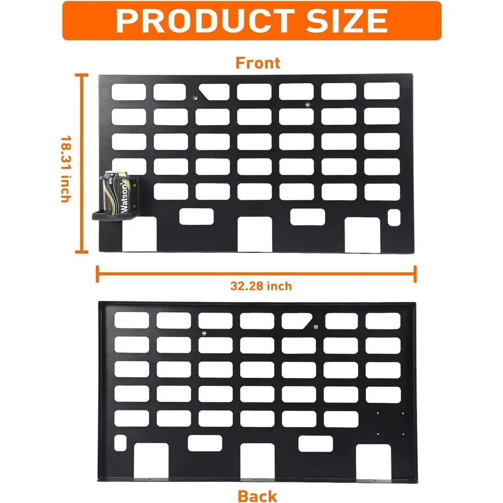 MOLLE Panel Organizer and Cargo Carrier for Jeep Wrangler JL JLU 4 Door