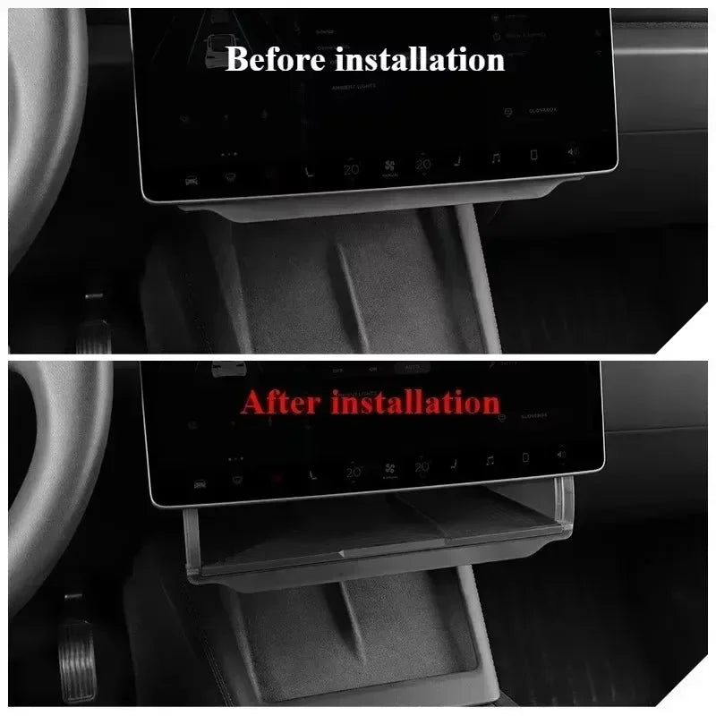 Seat Crevice Storage Box For Tesla Model Y Central Control
