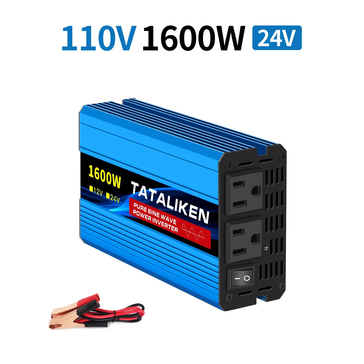 TATALIKEN Pure Sine Wave Inverter 12V-24V To 110V