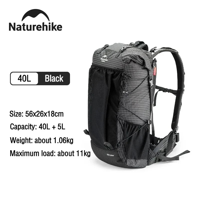 Naturehike Waterproof Mountain Hiking Backpack With Rain Cover