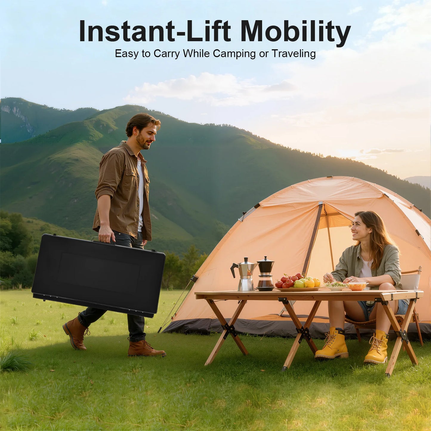 Portable 3 Burner Camping Stove Propane Butane Outdoor Gas Grill