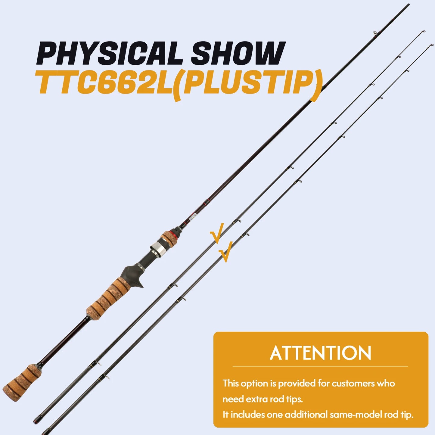 Kuying Lure Rod Teton TTC662L TTC632UL TTS662L TTC602LS