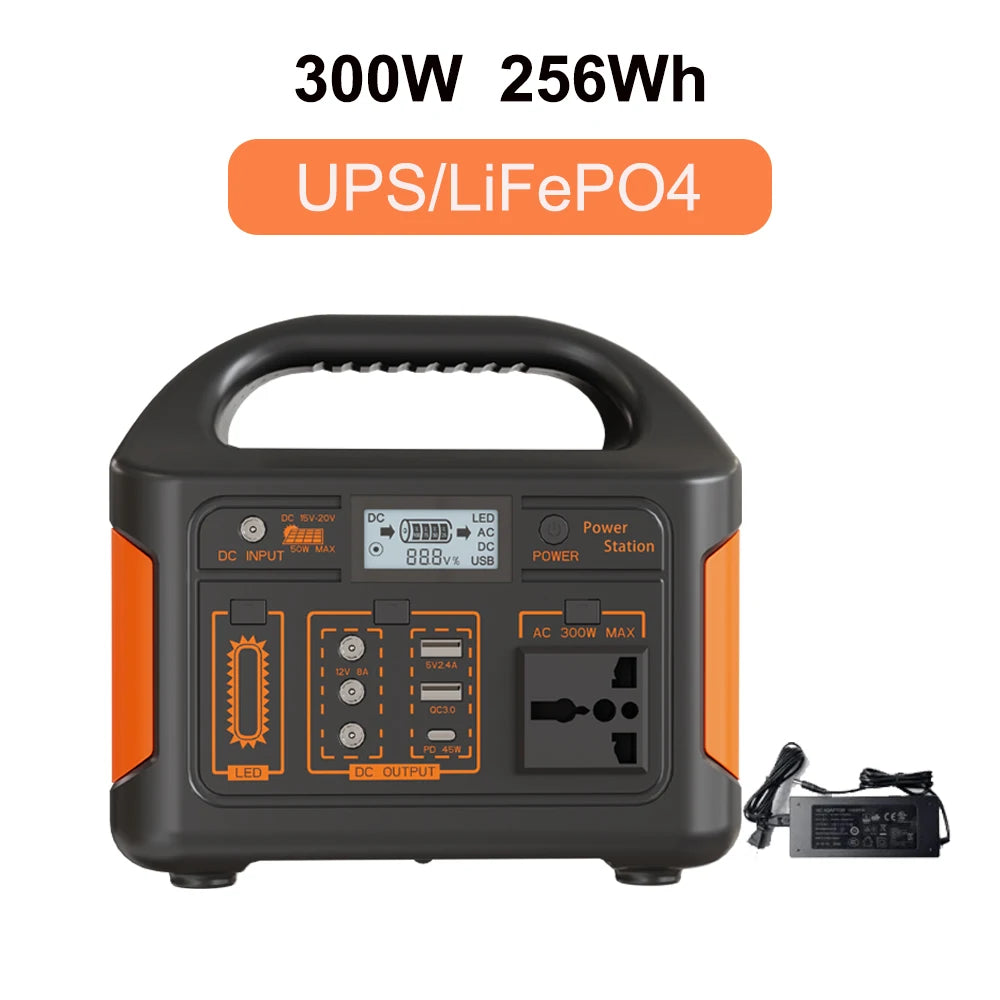 GaiaRay 460.8Wh Portable Power Station Solar Generator 110V Emergency