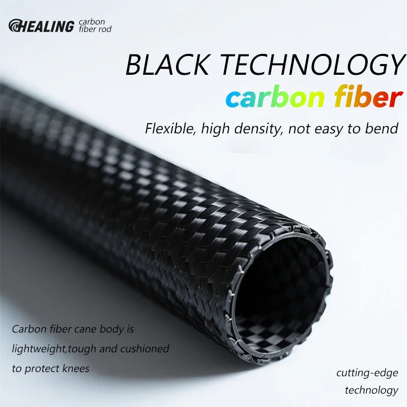 OKHEALING Carbon Fiber Ultralight Trekking Poles Foldable Hiking