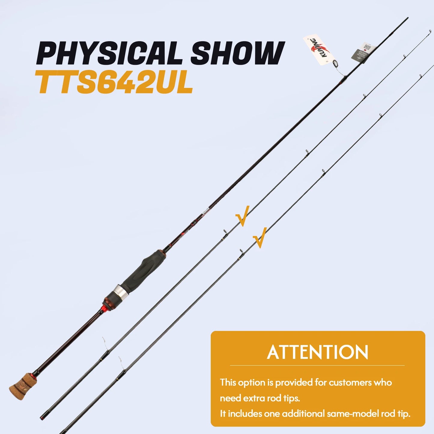 Kuying Lure Rod Teton TTC662L TTC632UL TTS662L TTC602LS