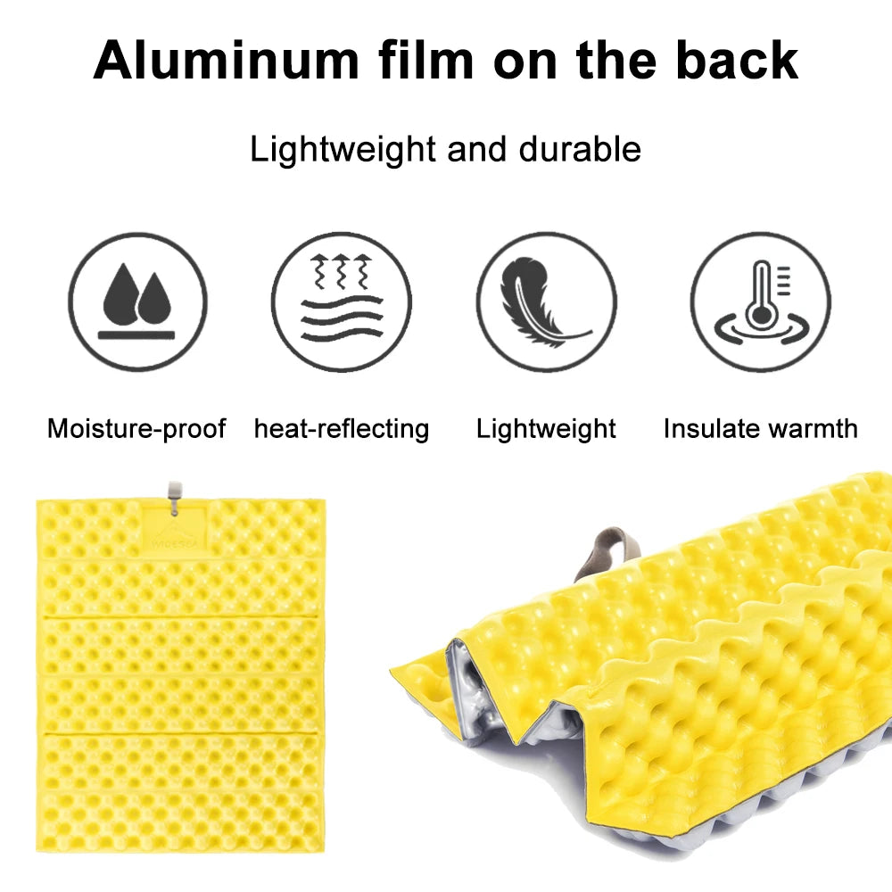 Widesea Outdoor Foldable Camping Mat Seat Ultralight Pad Waterproof XPE