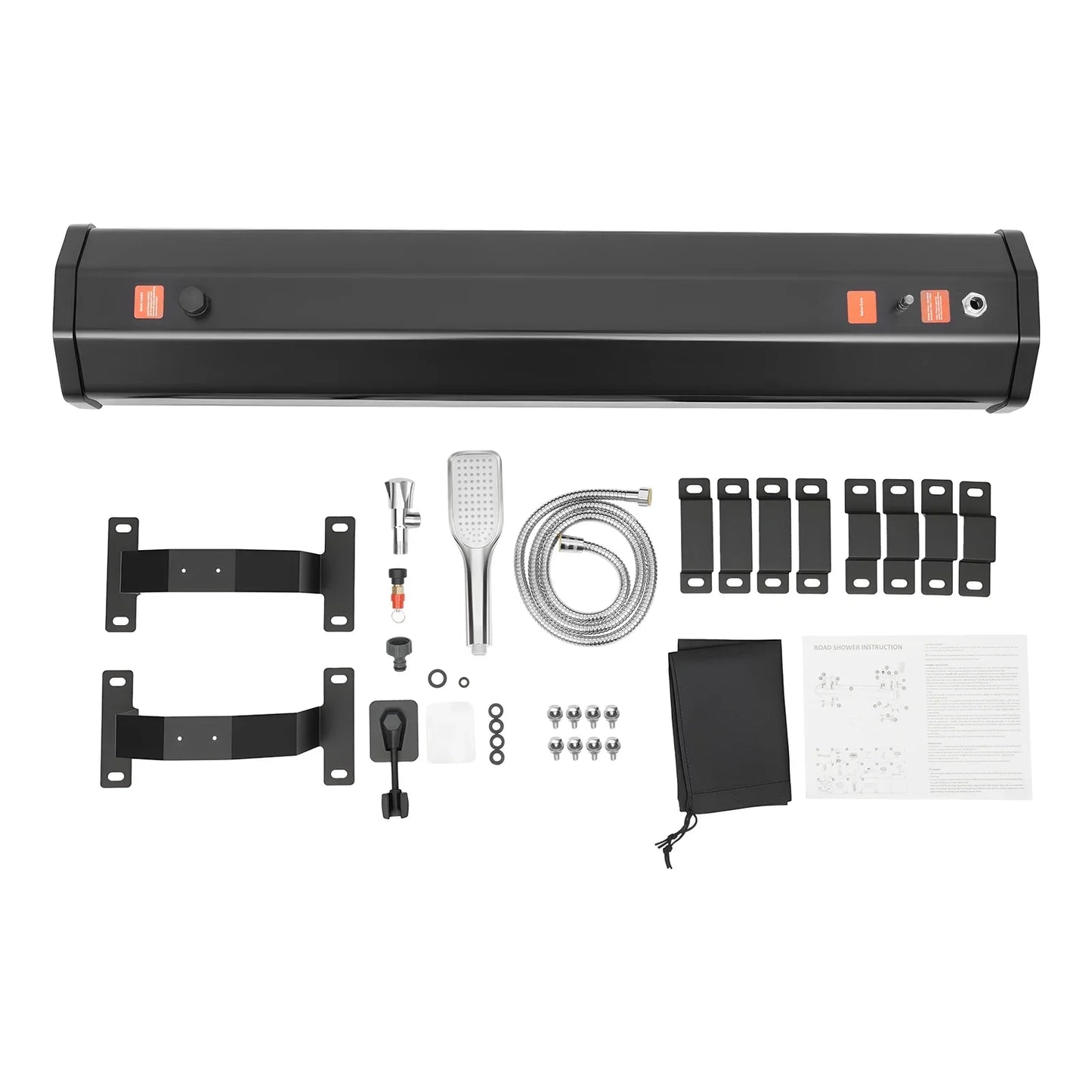 Roof Rack Mount Camping Shower With Pressurized Water Tank