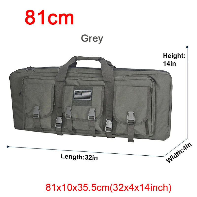 LQARMY Tactical Double Rifle Case Molle Bag for Airsoft
