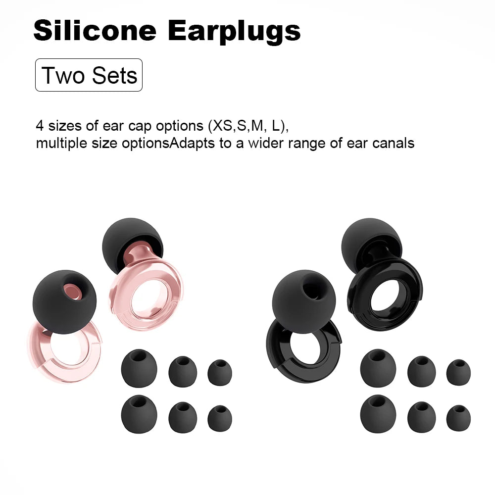Quiet Ear Plugs For Noise Reduction Soft Reusable Hearing Protection