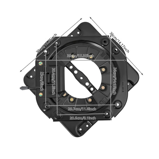 Bymaocar Universal Seat Swivel Base 360 Degree Heavy Duty Steel