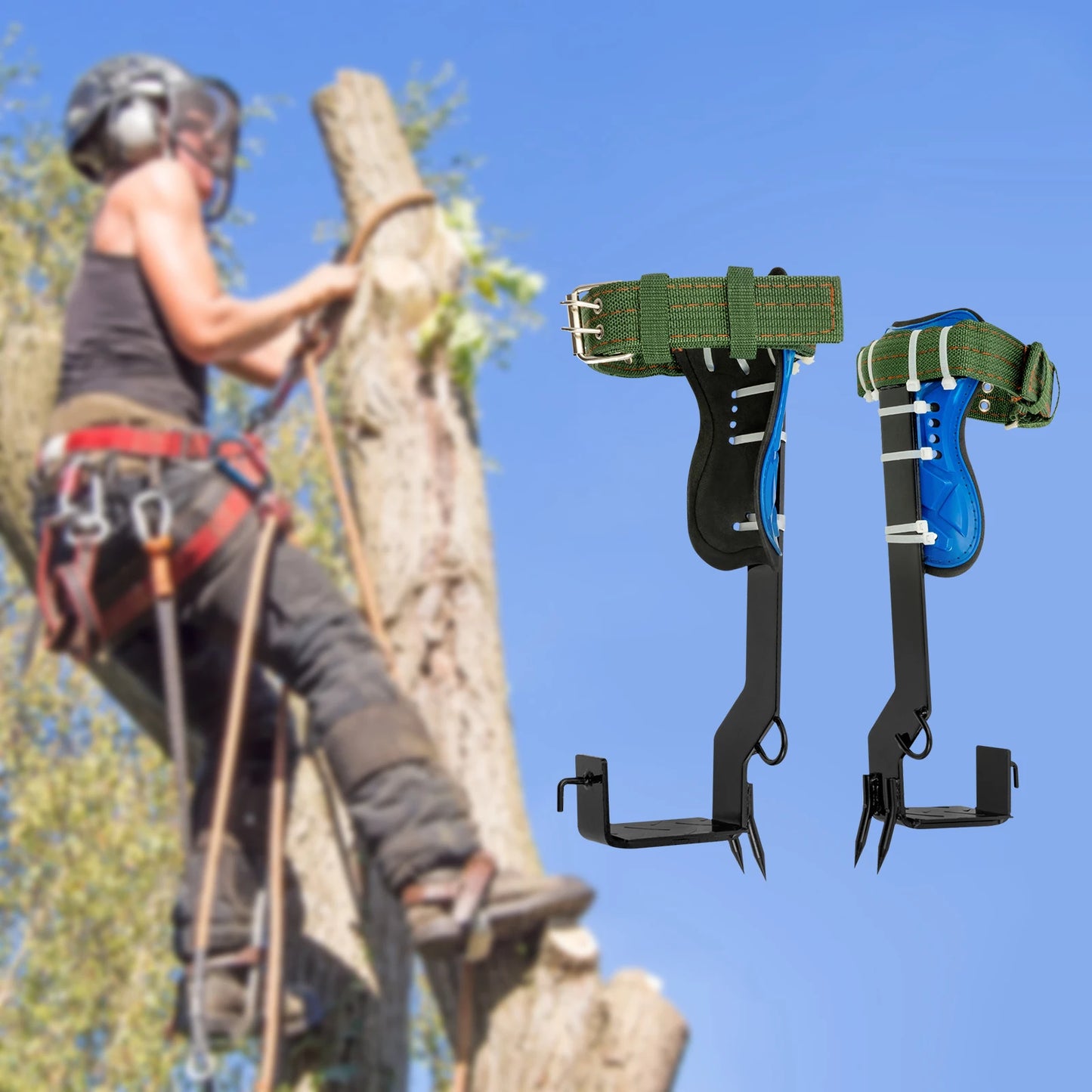 Portable Tree Climbing Tool With Safety Belt For Indoor Climbing