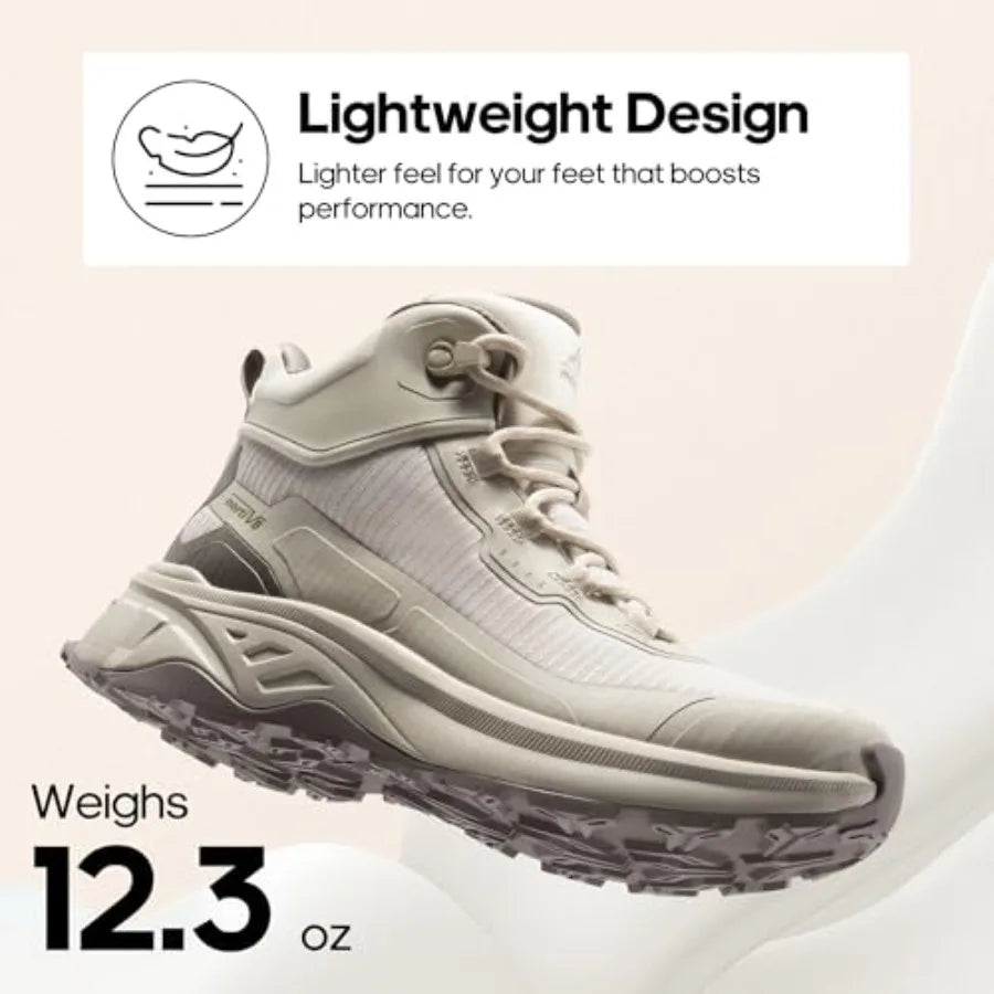 Unisex Waterproof Ankle Hiking Boots Lightweight For Outdoor Trekking