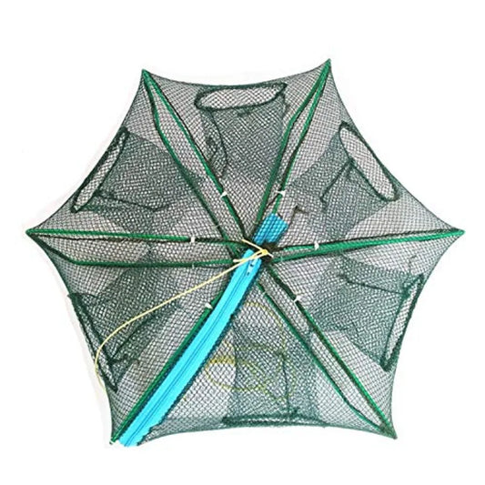 Foldable Bait Trap Fishing Net Hand Cast Cage For Catching Fish