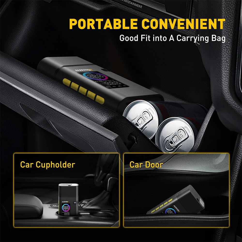 AUXITO Portable Tire Inflator Pump 150 PSI Battery Powered