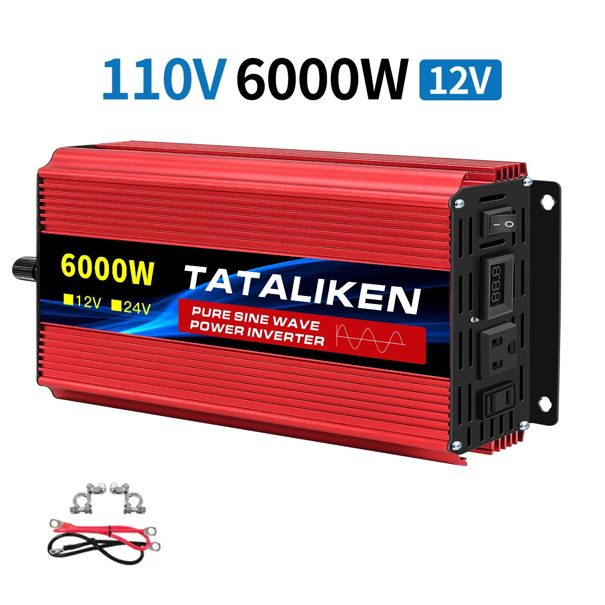 TATALIKEN Pure Sine Wave Inverter 12V-24V To 110V