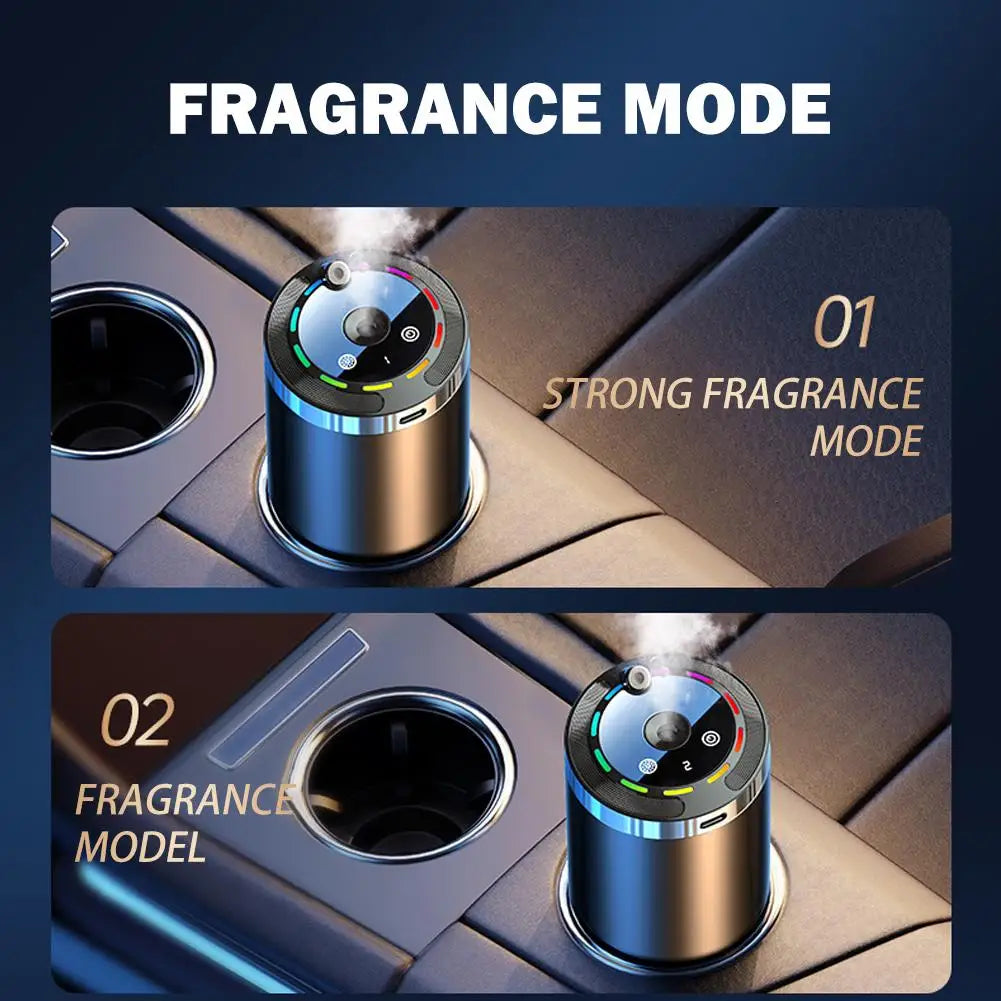 Smart Car Air Freshener Rechargeable Aroma Diffuser