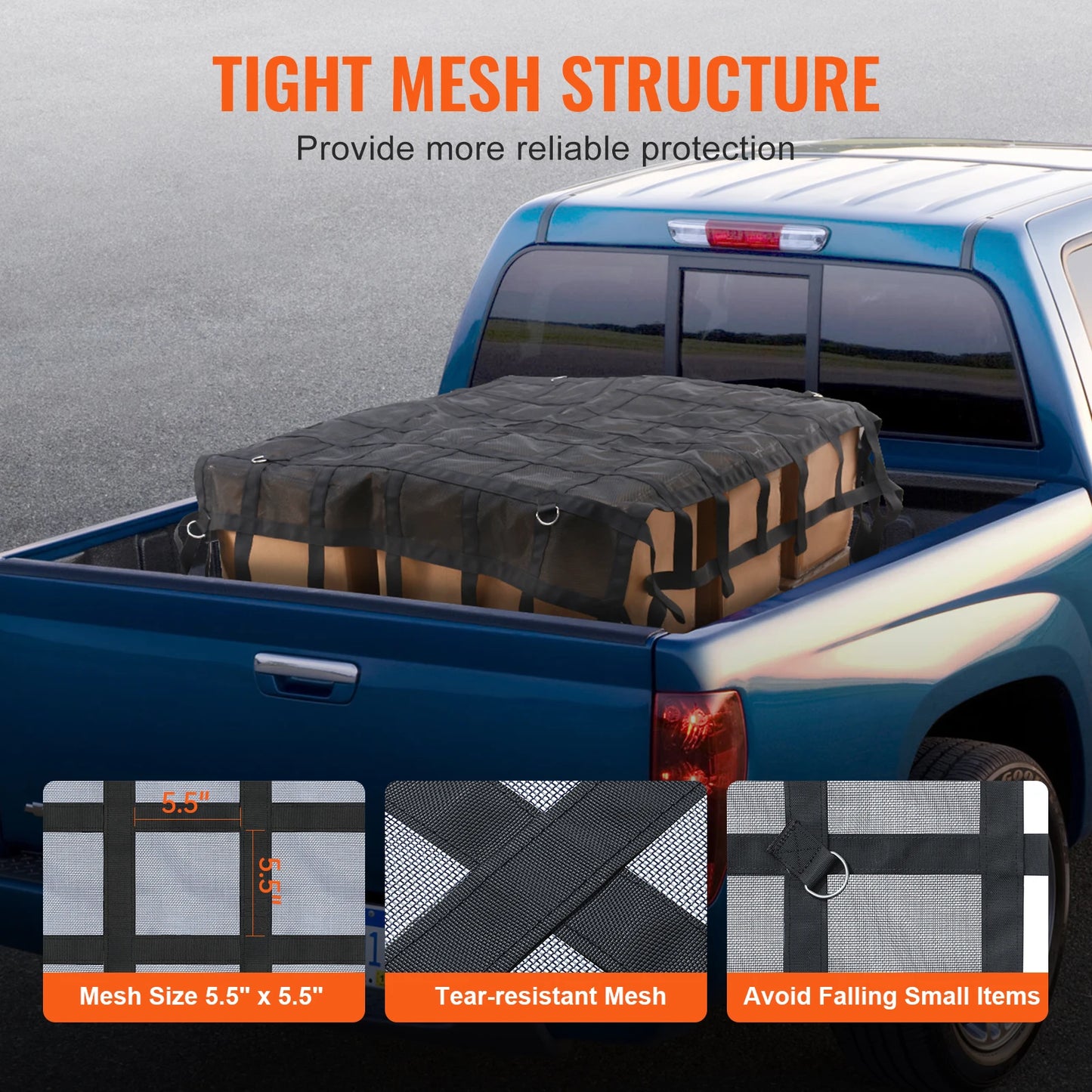 SucceBuy Ceiling Cargo Net For SUV Jeep Car Roof Organizer