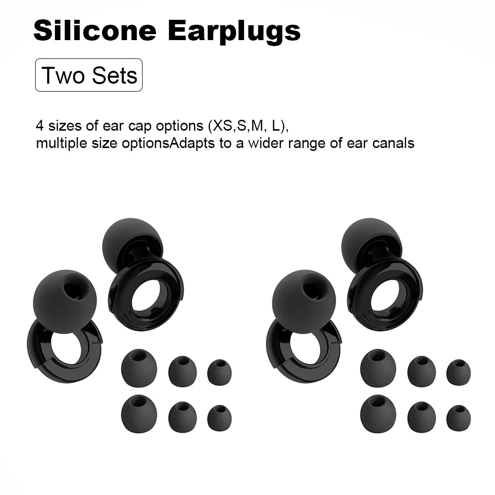 Quiet Ear Plugs For Noise Reduction Soft Reusable Hearing Protection
