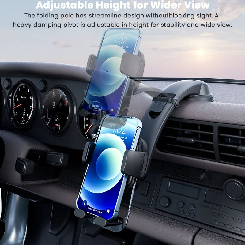 Vyvylabs Universal Car Phone Mount With Suction Cup Base