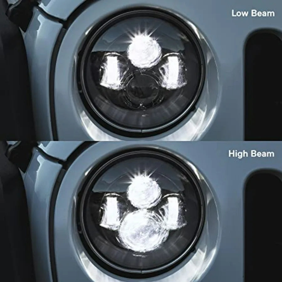 H6024 LED Headlights and Fog Lights for Jeep Wrangler JK