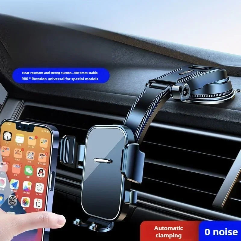 Universal Car Phone Holder With Suction Cup Navigation Mount