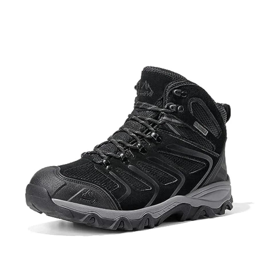 Men's Ankle High Waterproof Hiking Boots Outdoor Lightweight Trekking Shoes