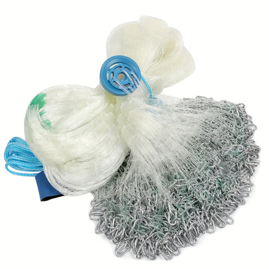 NGT Extra Large Saltwater Cast Net With Steel Chain Sinker
