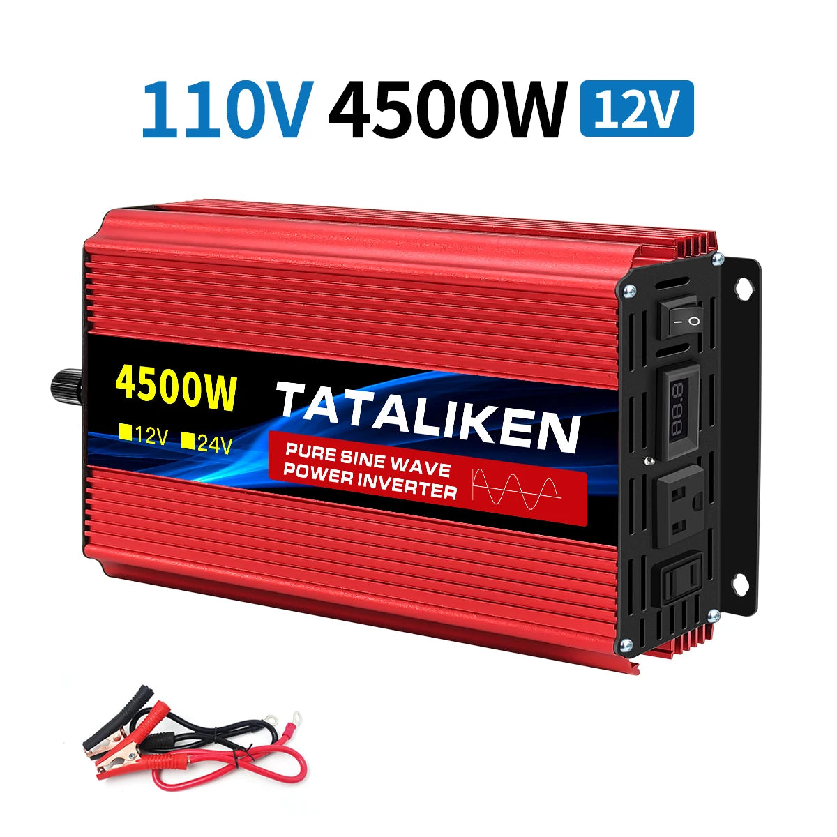 TATALIKEN Pure Sine Wave Inverter 12V-24V To 110V