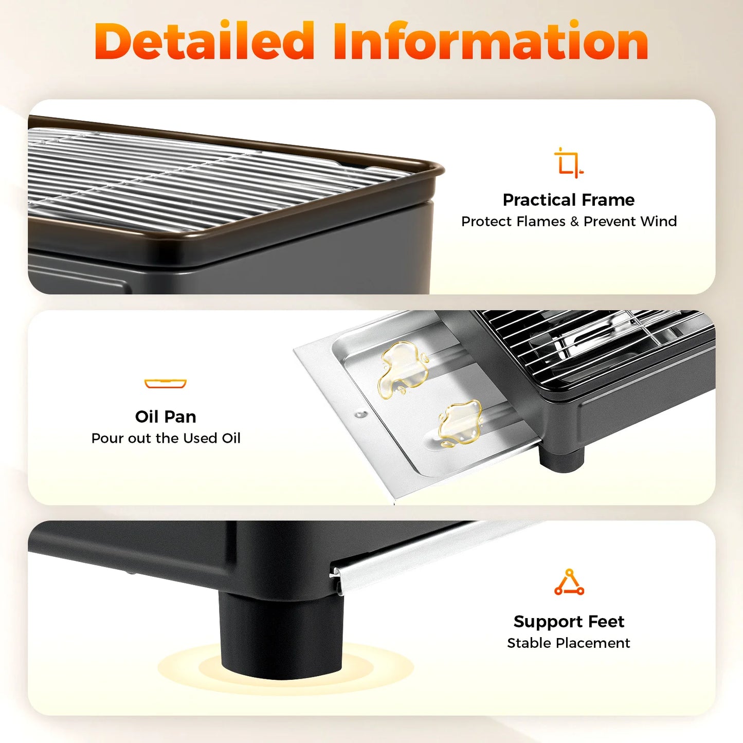Portable Camping Butane Gas Stove With Ignition For Outdoor Cooking