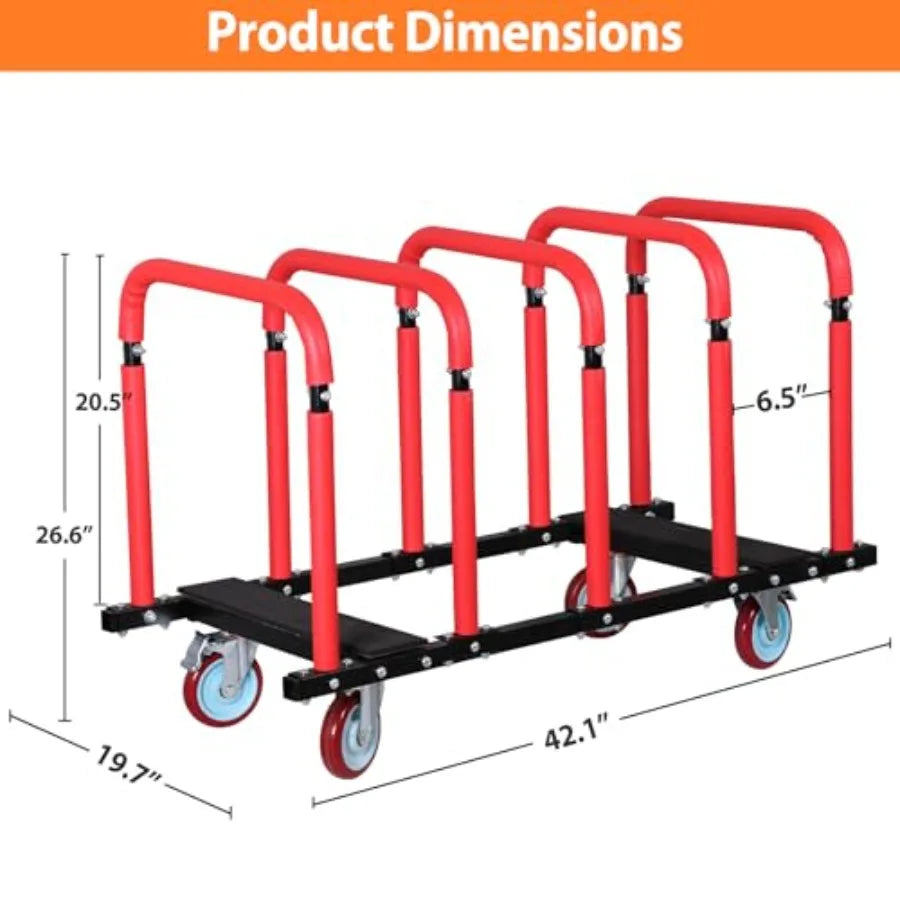 Heavy Duty Door Holder Cart Sliding Hanger And Five Wheels