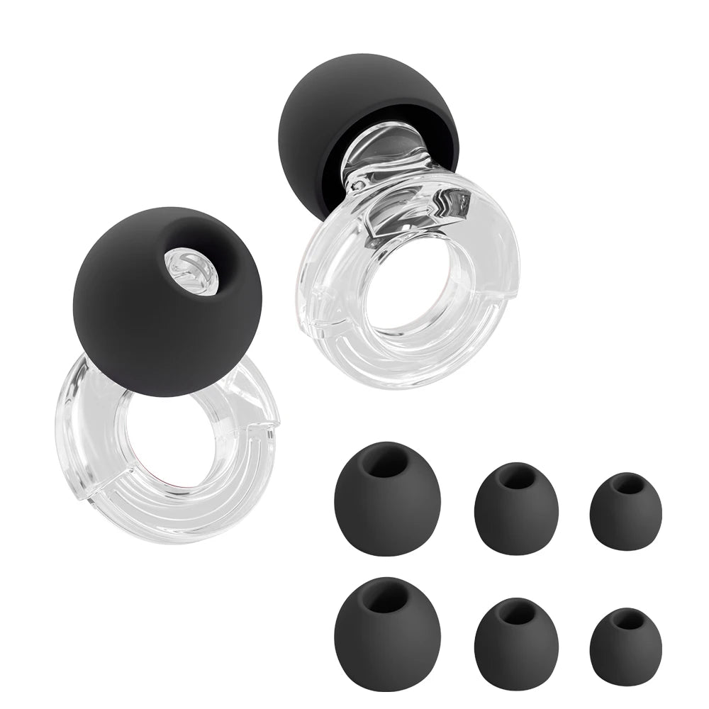 Quiet Ear Plugs For Noise Reduction Soft Reusable Hearing Protection
