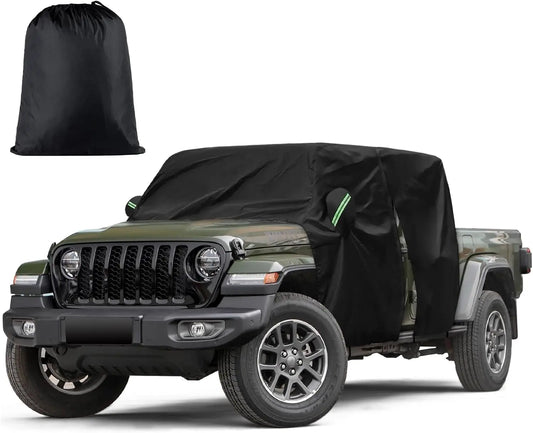 Jeep Gladiator Cab Cover All Weather Waterproof With Zipper Straps