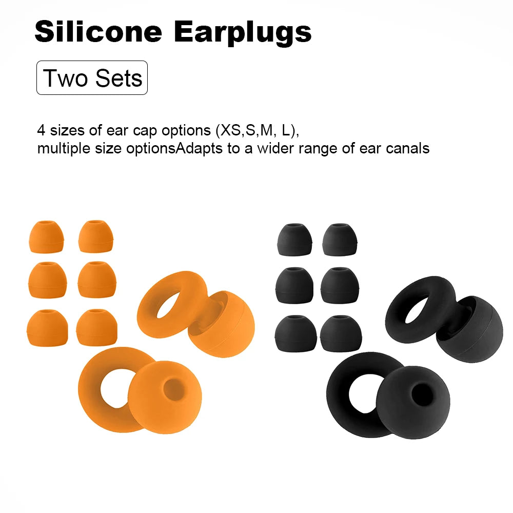 Quiet Ear Plugs For Noise Reduction Soft Reusable Hearing Protection