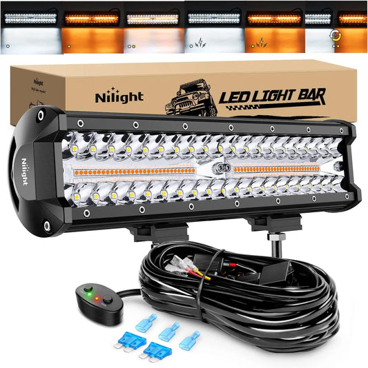 Nilight 300W LED Light Bar For Off Road With Memory