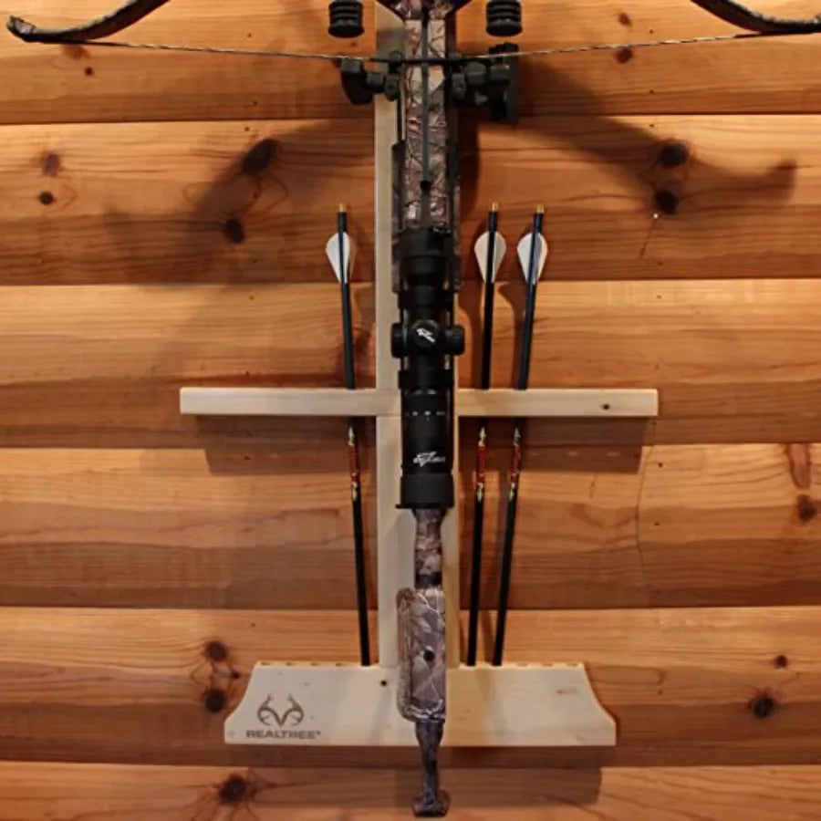 Rush Creek Creations Bow and Arrow Display Rack for Hunters