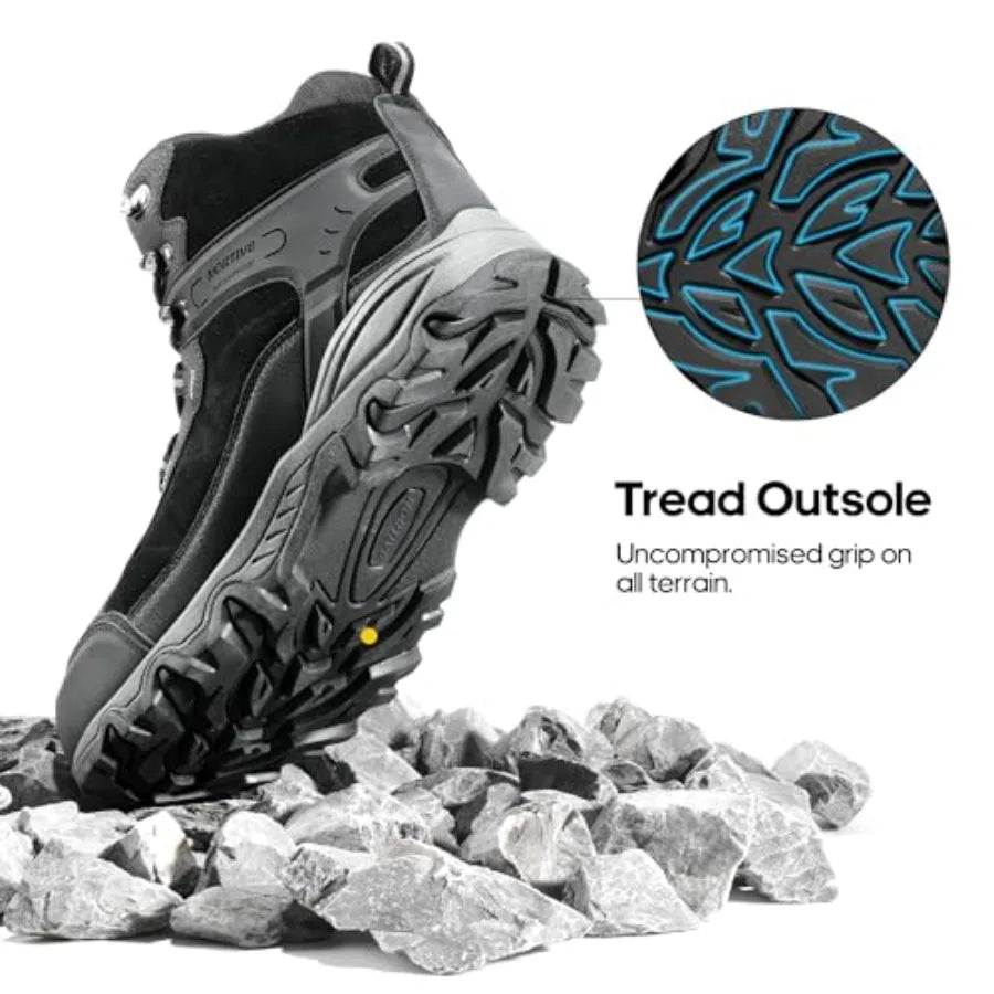 NORTIV 8 Men Waterproof Hiking Boots Outdoor Mid Trekking Paladin