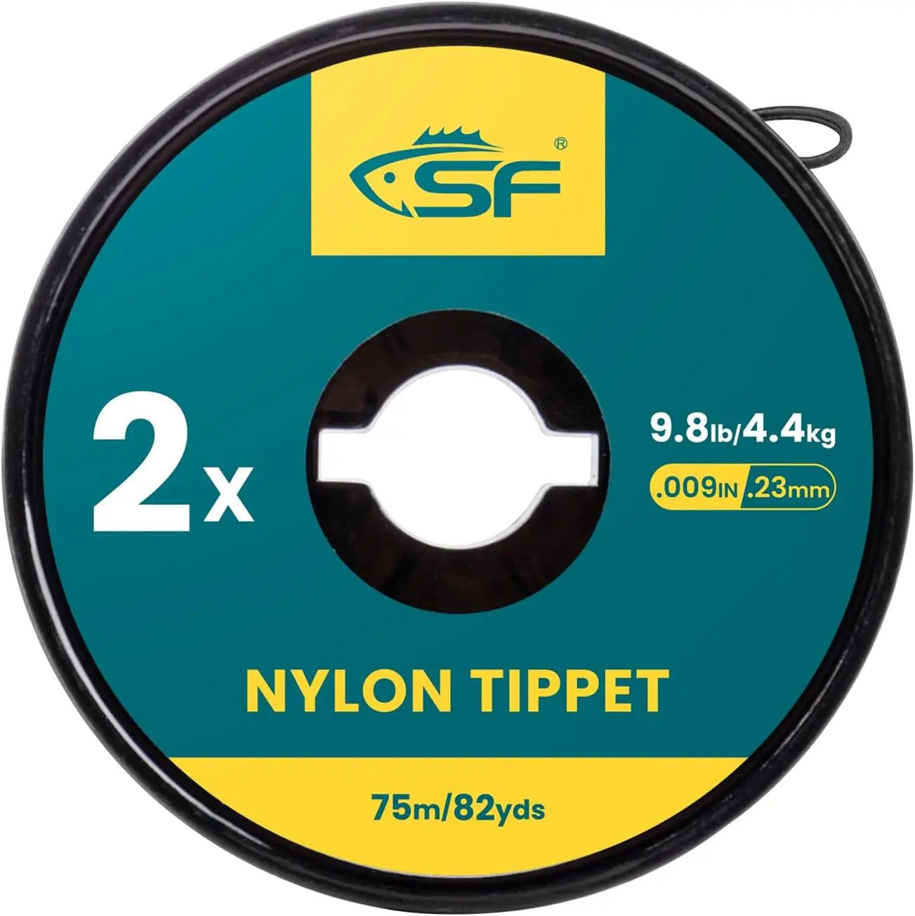 Clear Nylon Fly Tippet Line With Holder For Trout Fishing