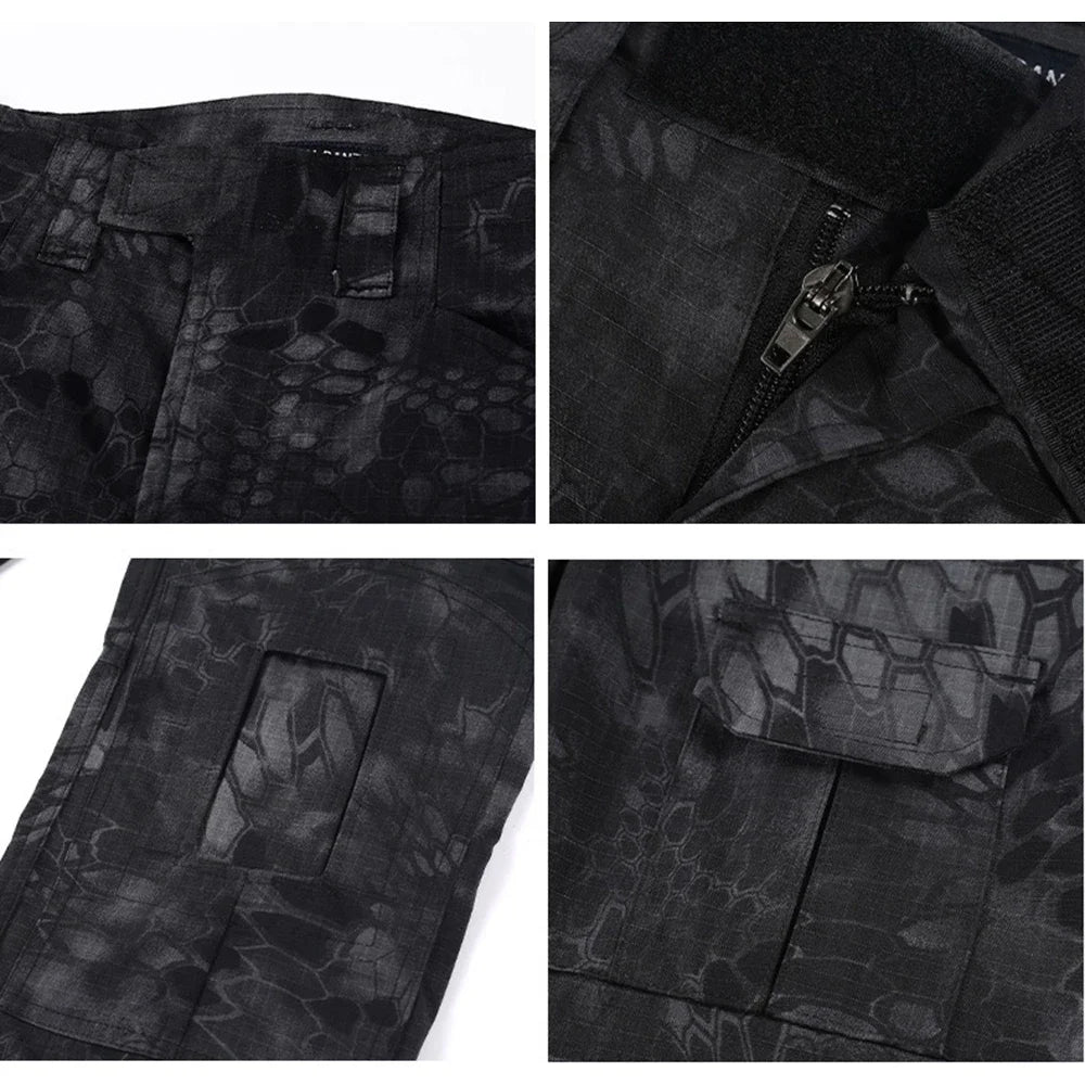Multicam Tactical Combat Pants For Outdoor Hiking And Training