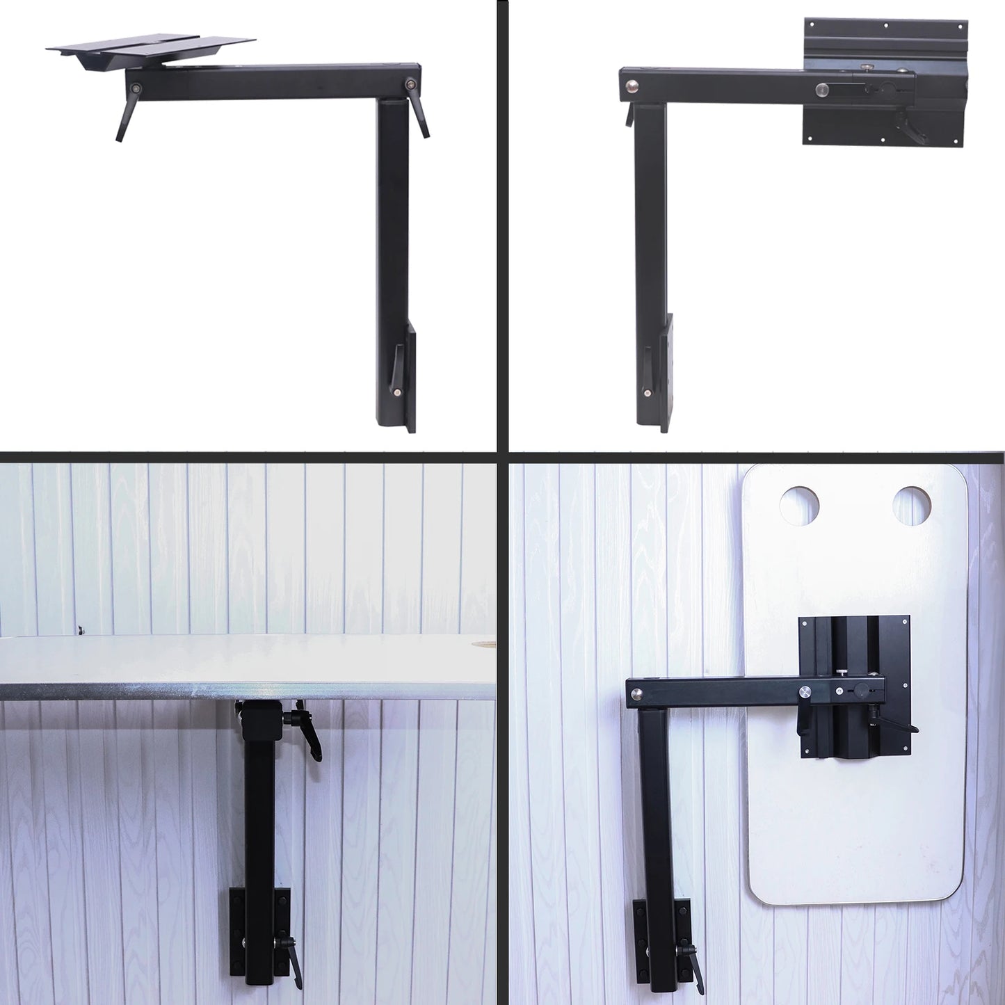 RV Folding Table Legs 360 Degree Rotatable Detachable Aluminum