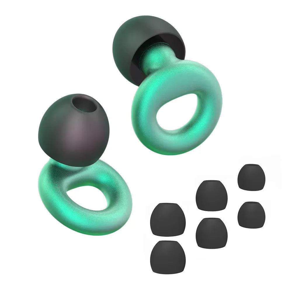 Quiet Ear Plugs For Noise Reduction Soft Reusable Hearing Protection