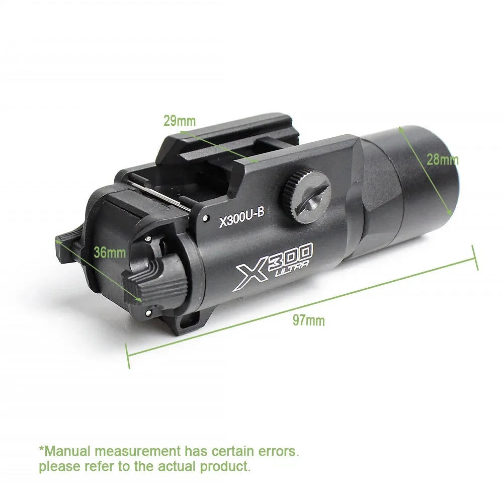 X300UB Weapon Light 600 Lumen Scout Light Picatinny Rail