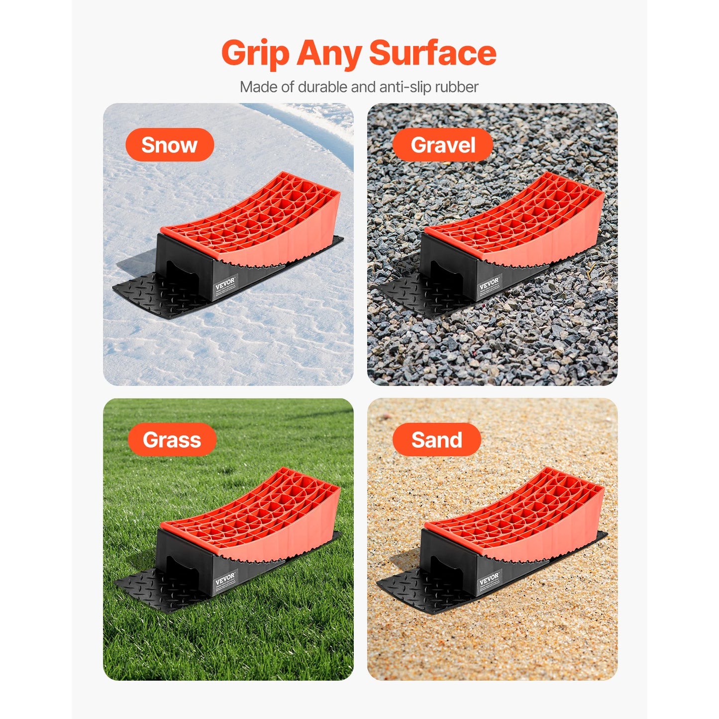 SucceBuy Camper Levelers Two Pack RV Leveling Blocks