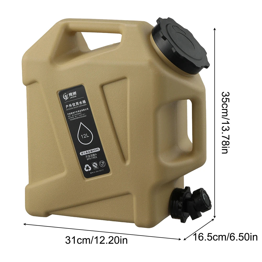 APWIKOGER Camping Water Container Outdoor Water Storage Carrier