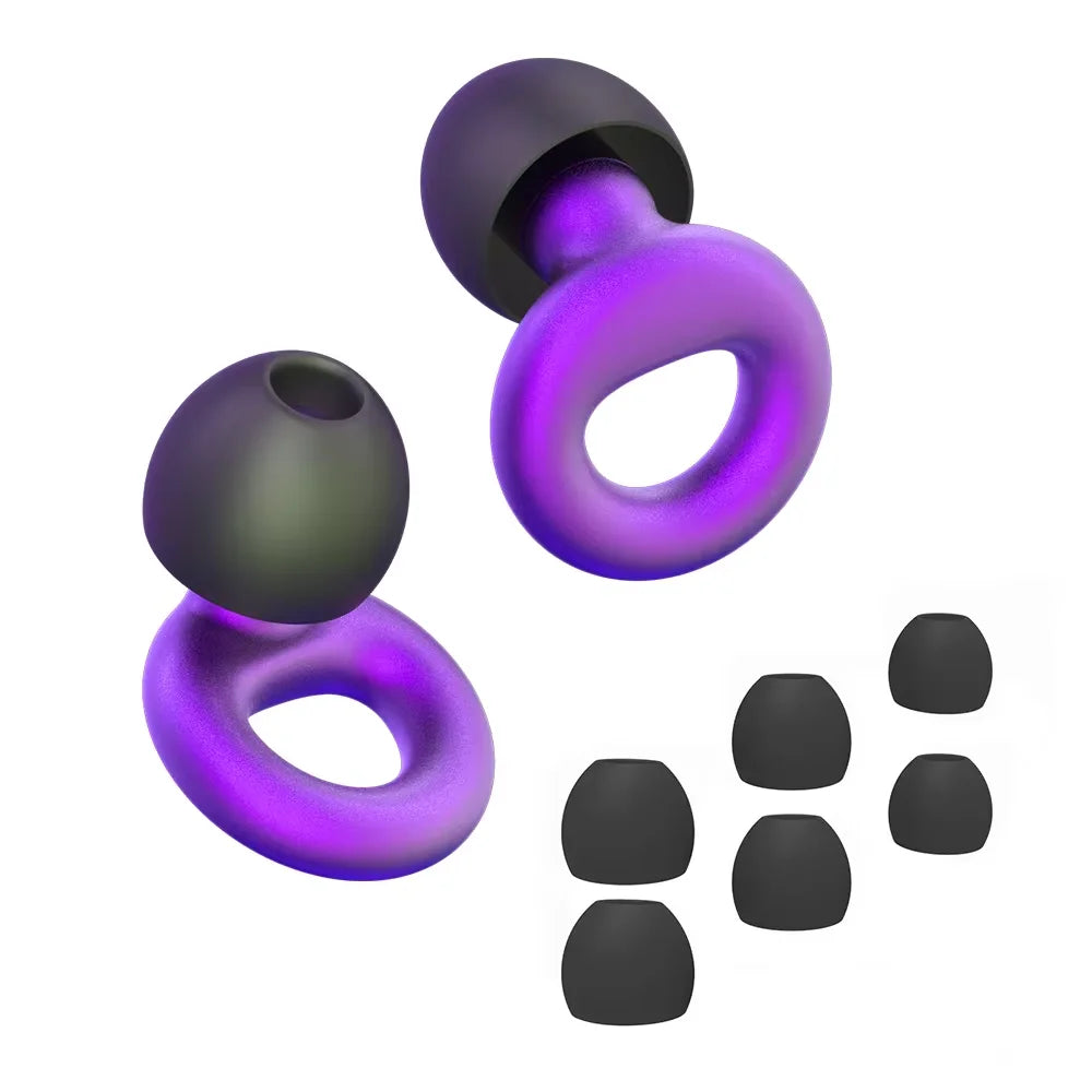Quiet Ear Plugs For Noise Reduction Soft Reusable Hearing Protection