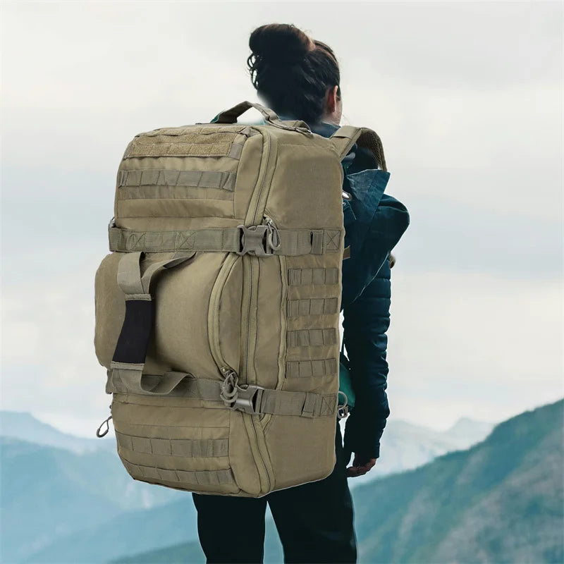 LQARMY Molle Tactical Backpack For Outdoor Hiking Camping Travel