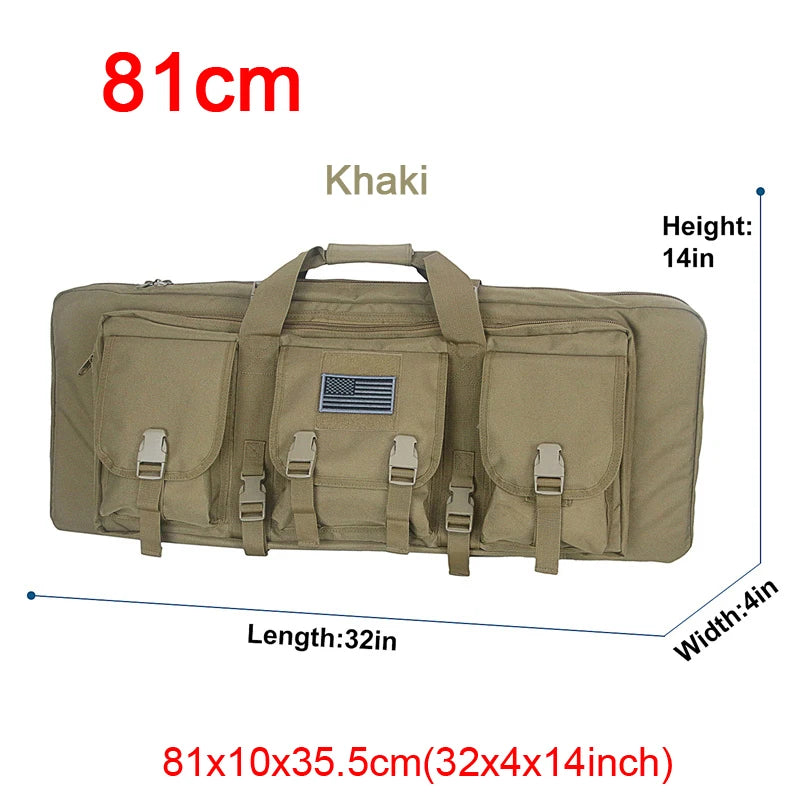 LQARMY Tactical Double Rifle Case Molle Bag for Airsoft