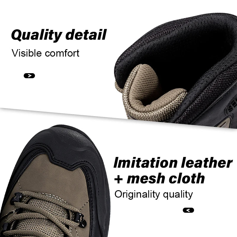 Louis Kadhr Mens Mountain Hiking Boots For Outdoor Adventure