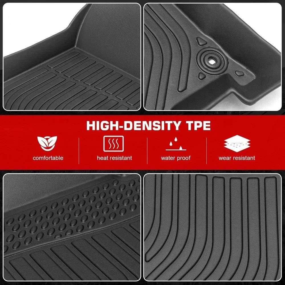 Accord 8th Gen All Weather Rubber Floor Mats 3D Waterproof