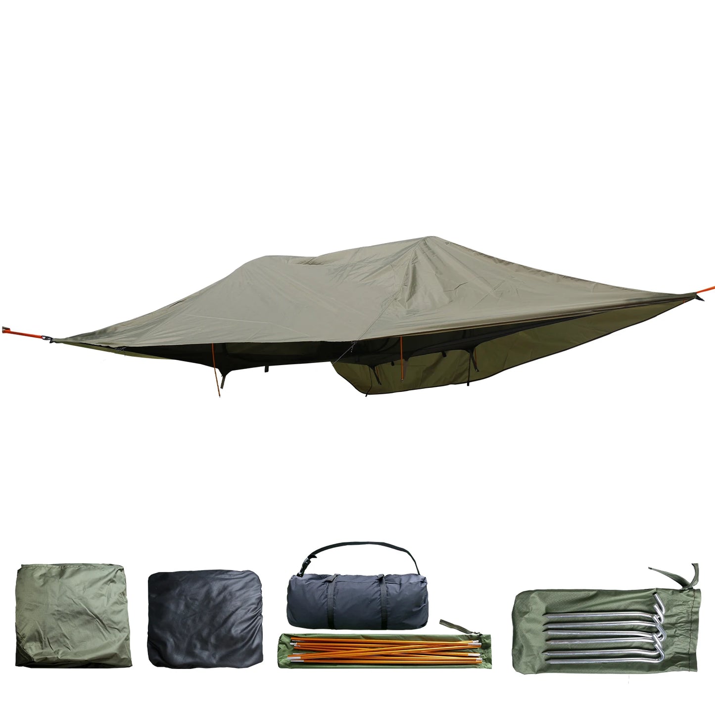 NovaSphere Outdoor Camping Hammock With Mosquito Net And Rainfly
