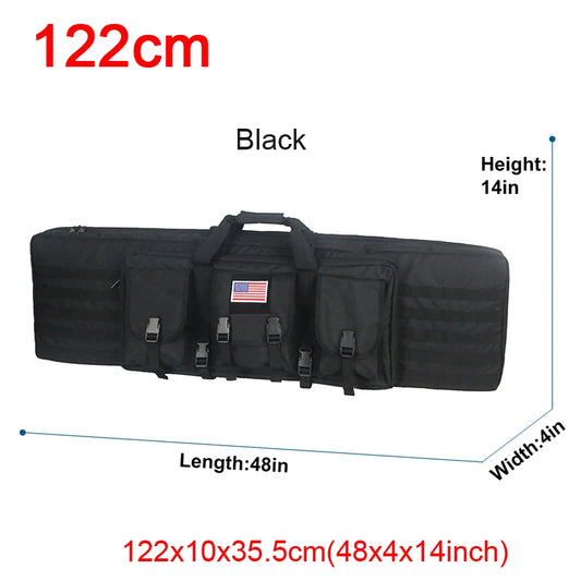 LQARMY Tactical Double Rifle Case Molle Bag for Airsoft